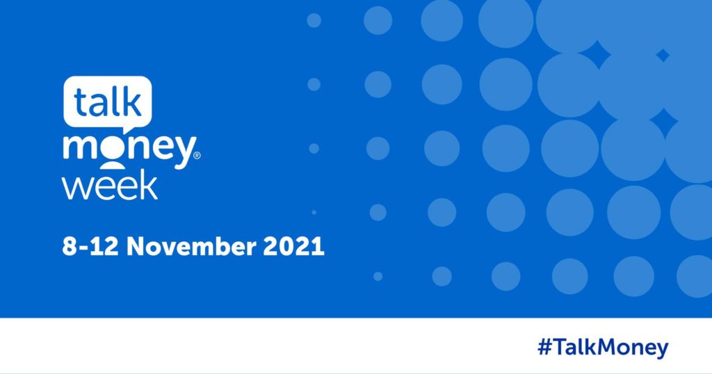 talk money week banner, 8-12 November 2021